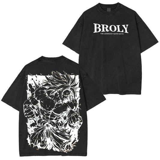 DRAGON BALL： Broli Polera Lavada Vintage