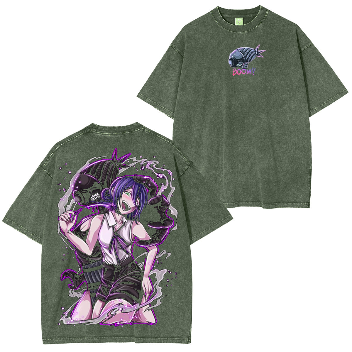 Chainsaw Man Vintage Washed T-shirt/Crewneck/Hoodie