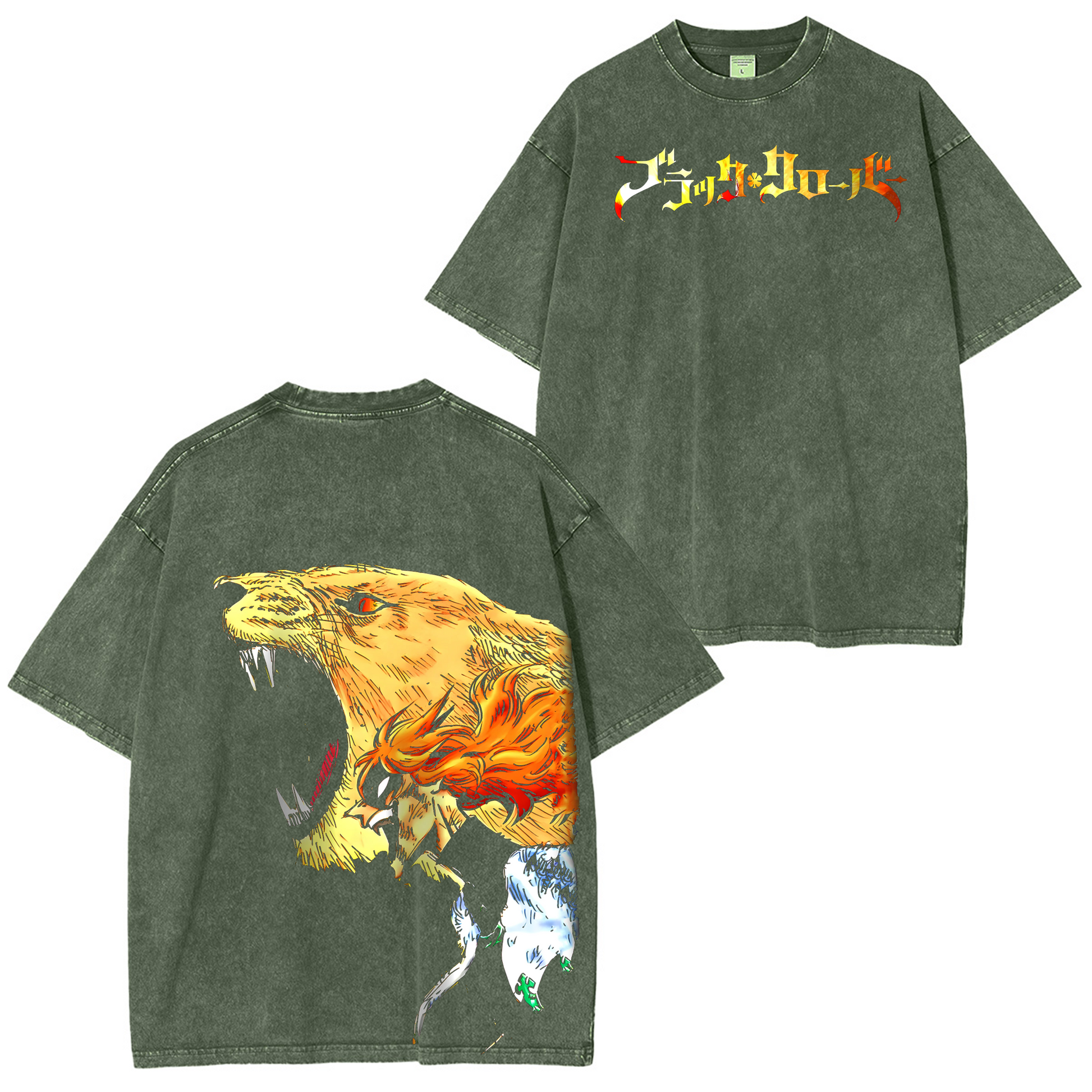 Black Clover Washed T-shirt/Crewneck/Hoodie