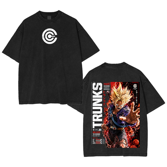 Future Trunks Dragon Ball Vintage Polera Unisex Lavada