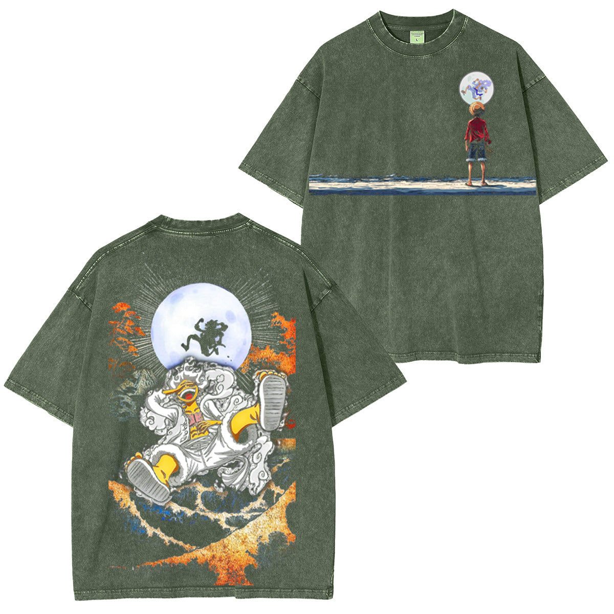 One Piece Washed T-shirt/Crewneck/Hoodie