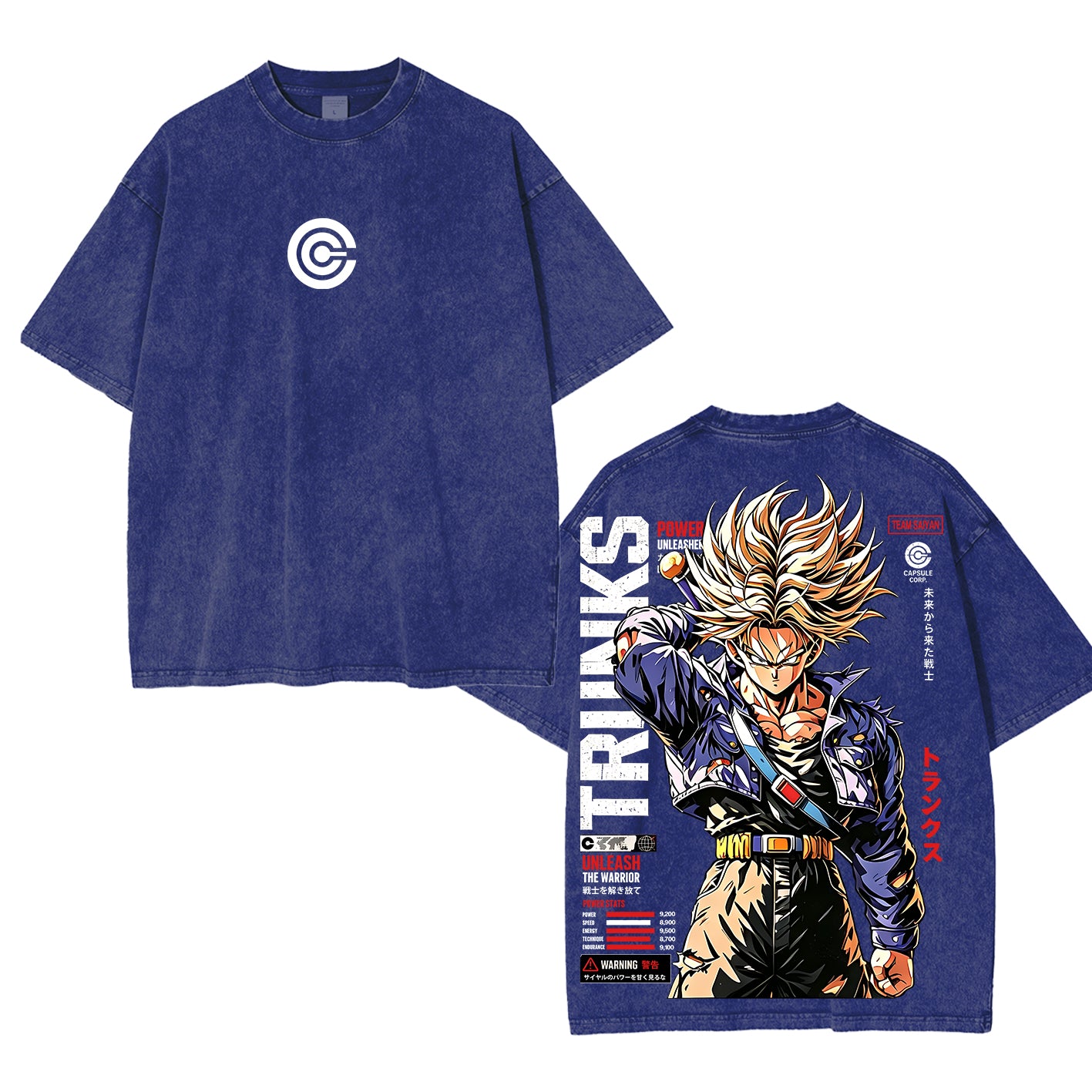 Future Trunks Dragon Ball Vintage Unisex Washed T-Shirt