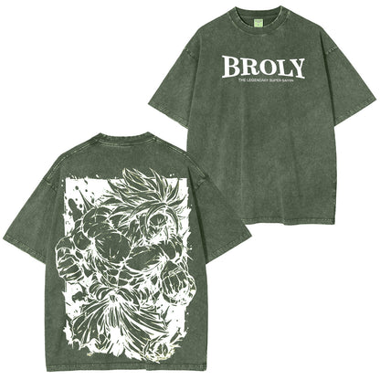 DRAGON BALL： Broli Polera Lavada Vintage