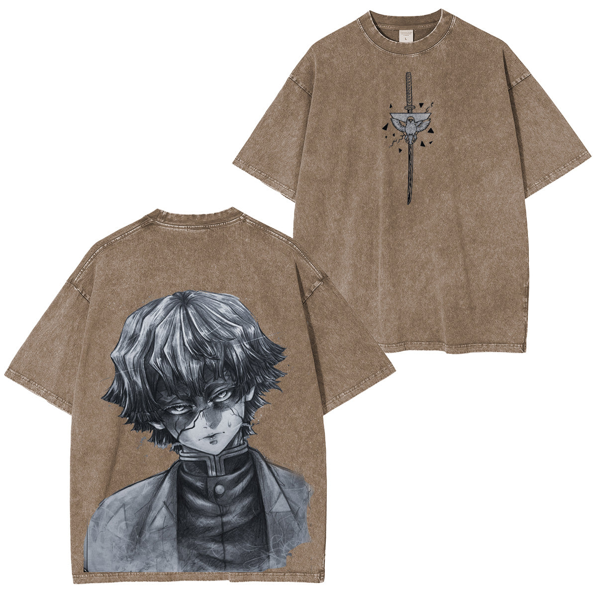 Demon Slayer Vintage washed T-shirt/Crewneck/Hoodie