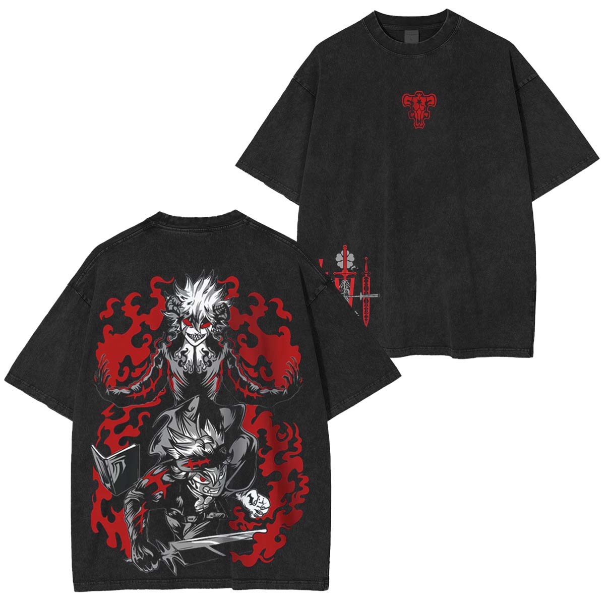 Asta Black Clover Polera Oversize