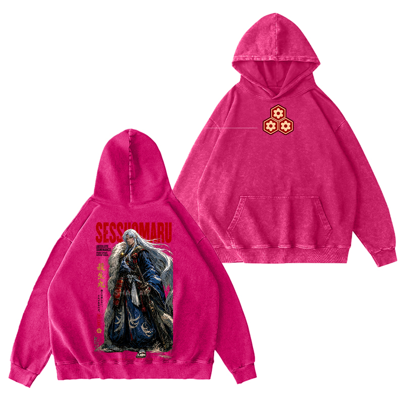 Inuyasha Sesshomaru Unisex Washed T-shirt/Crewneck/Hoodie