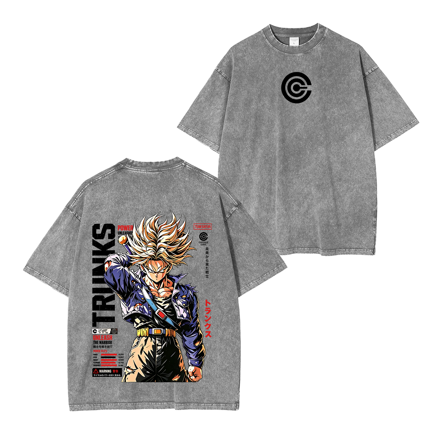 Future Trunks Dragon Ball Vintage Unisex Washed T-Shirt