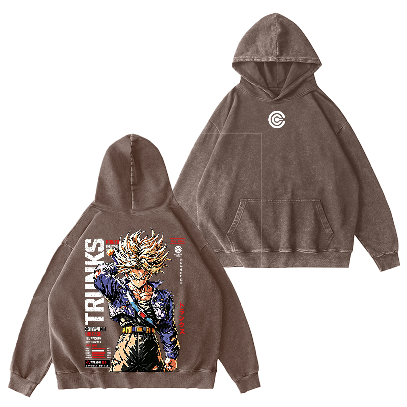 Future Trunks Dragon Ball Vintage Unisex Washed T-Shirt