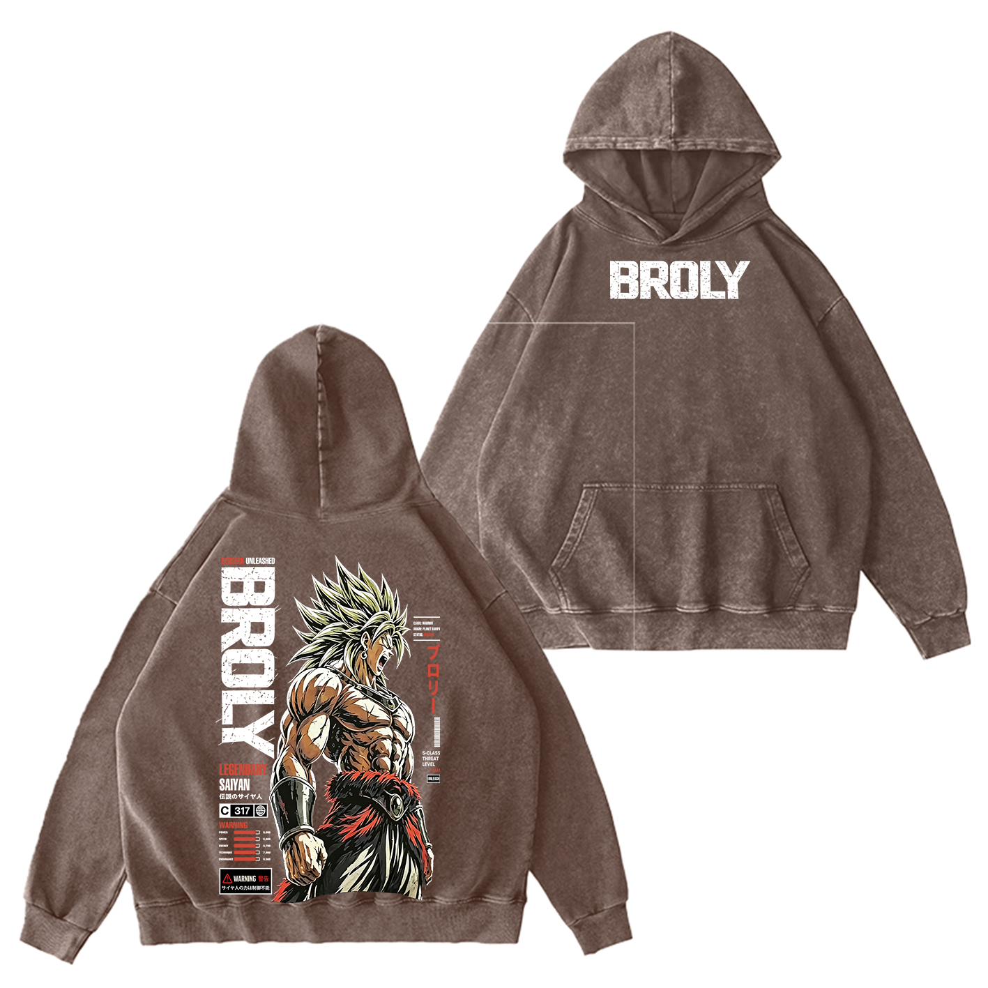Broly Dragon Ball Super Unisex Washed T-Shirt