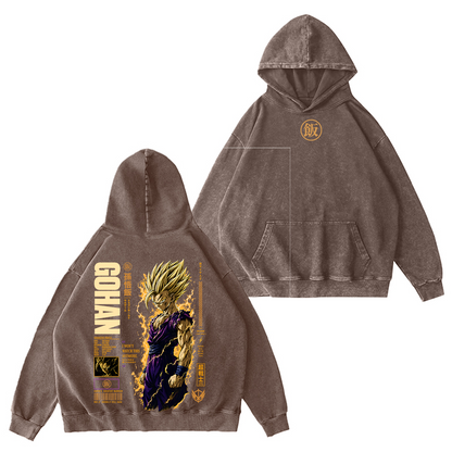 Teen Gohan Dragon Ball Vintage Unisex Washed T-shirt/Crewneck/Hoodie
