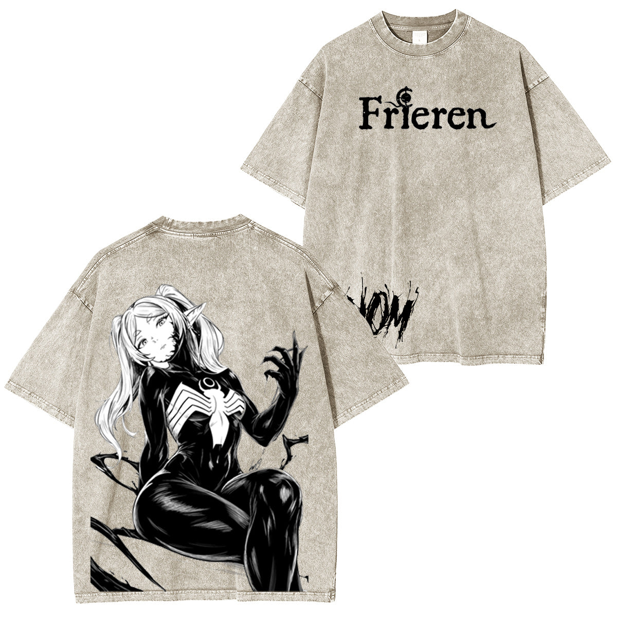 Frieren: Beyond Journey's End Vintage washed T-shirt/Crewneck/Hoodie