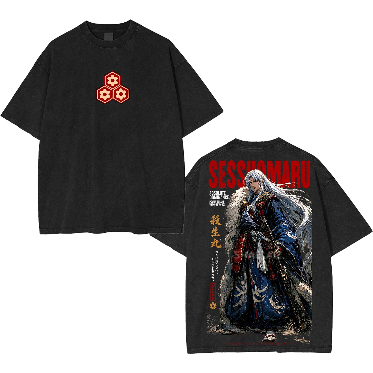 Inuyasha Sesshomaru Unisex Washed T-shirt/Crewneck/Hoodie
