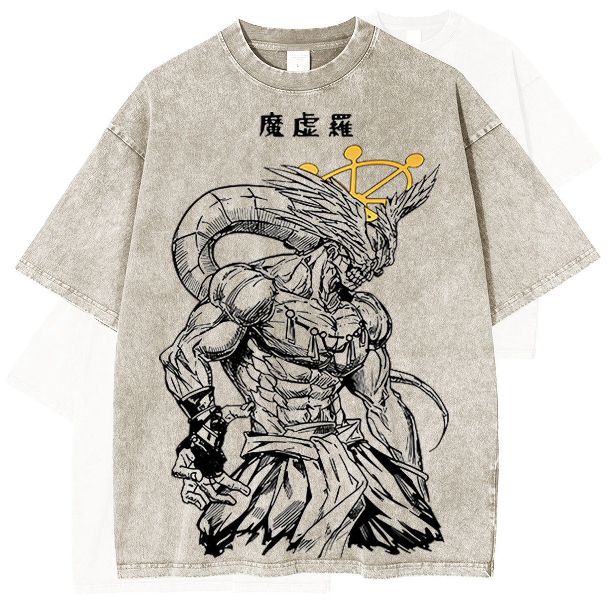 Jujutsu Kaisen :Mahoraga Polera Lavada Vintage