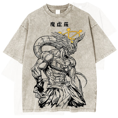 Jujutsu Kaisen :Mahoraga Polera Lavada Vintage