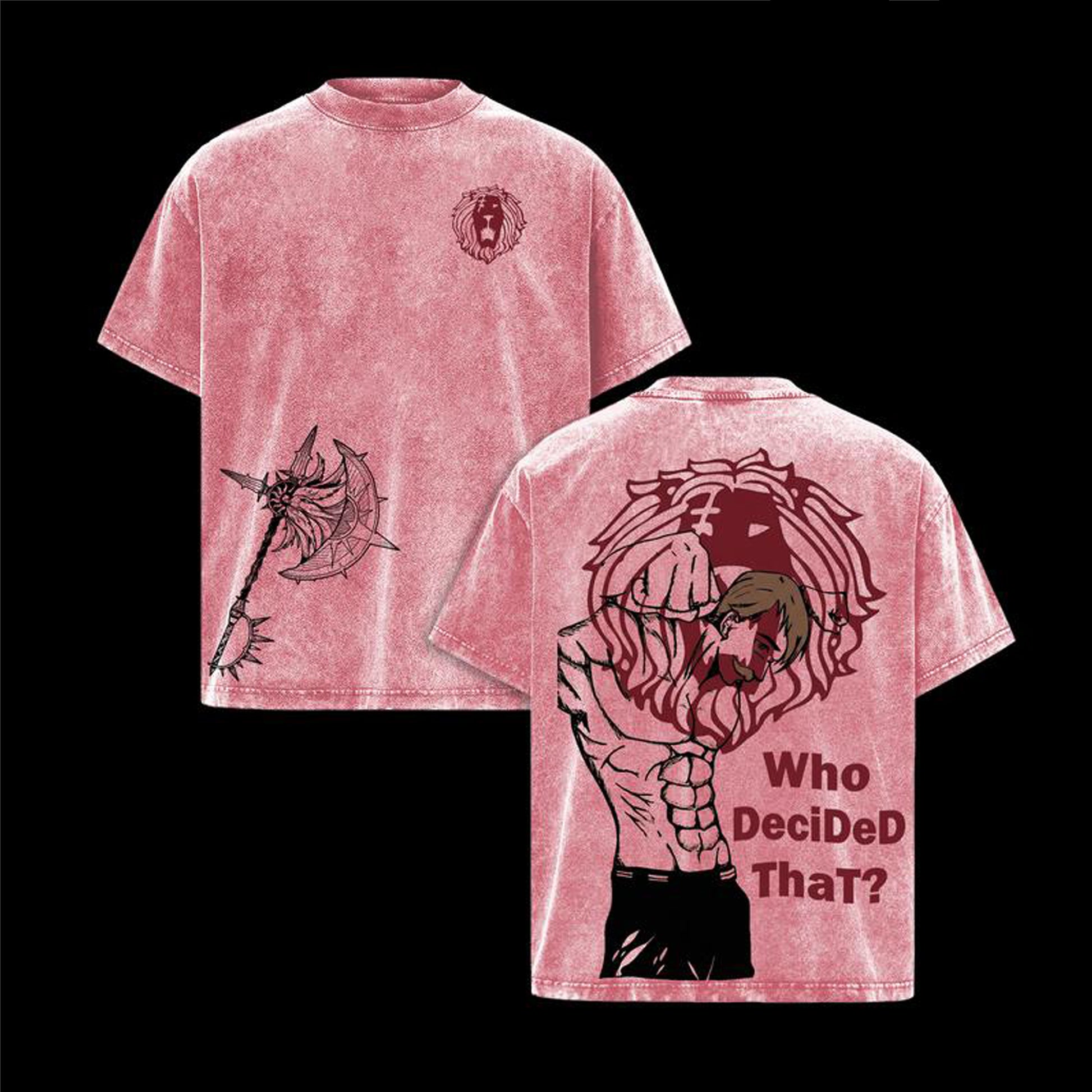 Escanor washedr SevenDeadlySins Vintage T-shirt/Crewneck/Hoodie