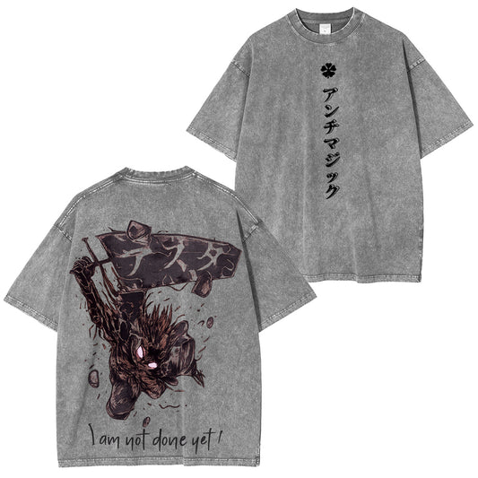 Black Clover Vintage washed T-shirt/Crewneck/Hoodie