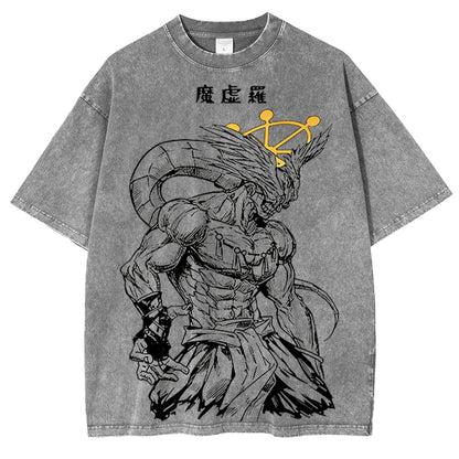 Jujutsu Kaisen :Mahoraga Polera Lavada Vintage