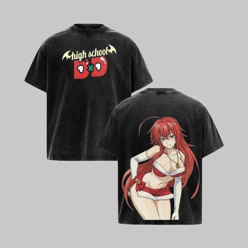 Rias Gremory From High School DxD Vintage washed T-shirt/Crewneck/Hoodie