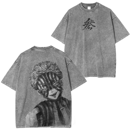 Demon Slayer: Kimetsu no Yaiba. Vintage washed T-shirt/Crewneck/Hoodie