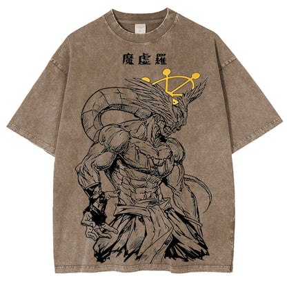 Jujutsu Kaisen :Mahoraga Polera Lavada Vintage
