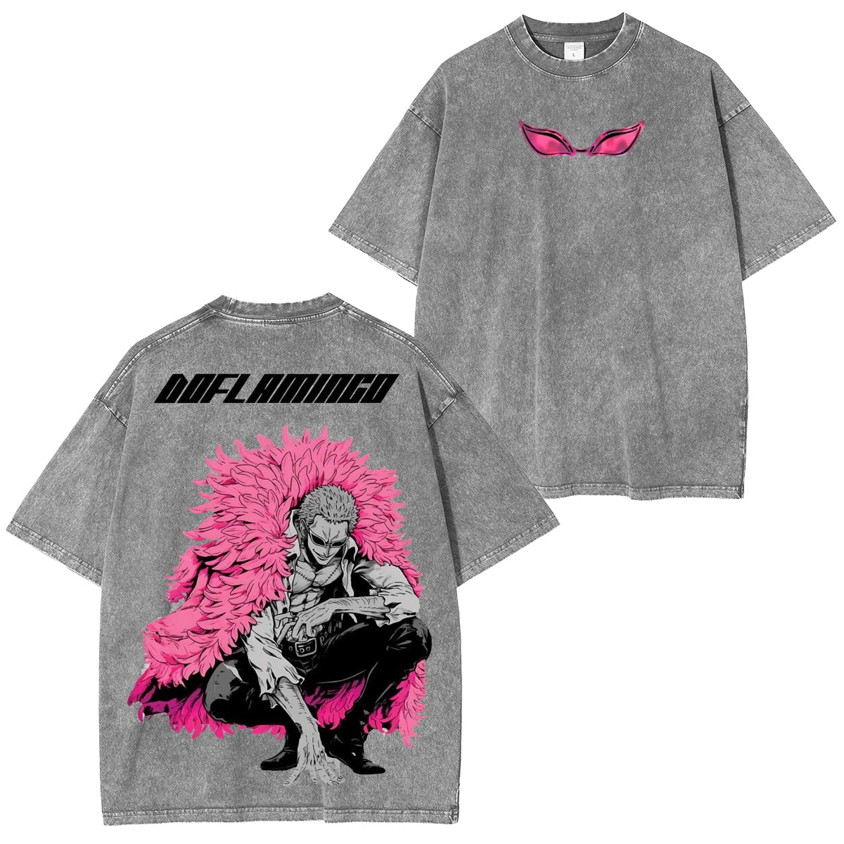 Donquixote Doflamingo:One Piece Rule your world in true Doffy style Vintage Washed Unisex T-Shirt