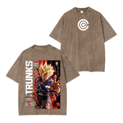Future Trunks Dragon Ball Vintage Polera Unisex Lavada