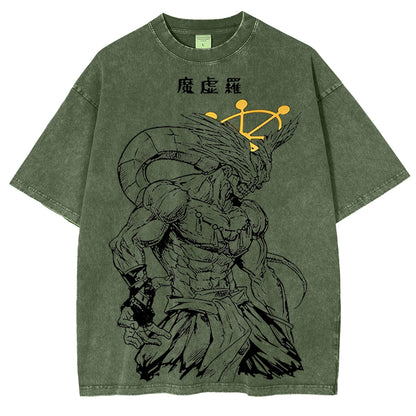 Jujutsu Kaisen :Mahoraga Polera Lavada Vintage