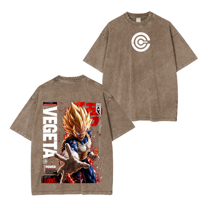 Vegeta Statue Unboxing - Dragon Ball Vintage Polera Unisex Lavada