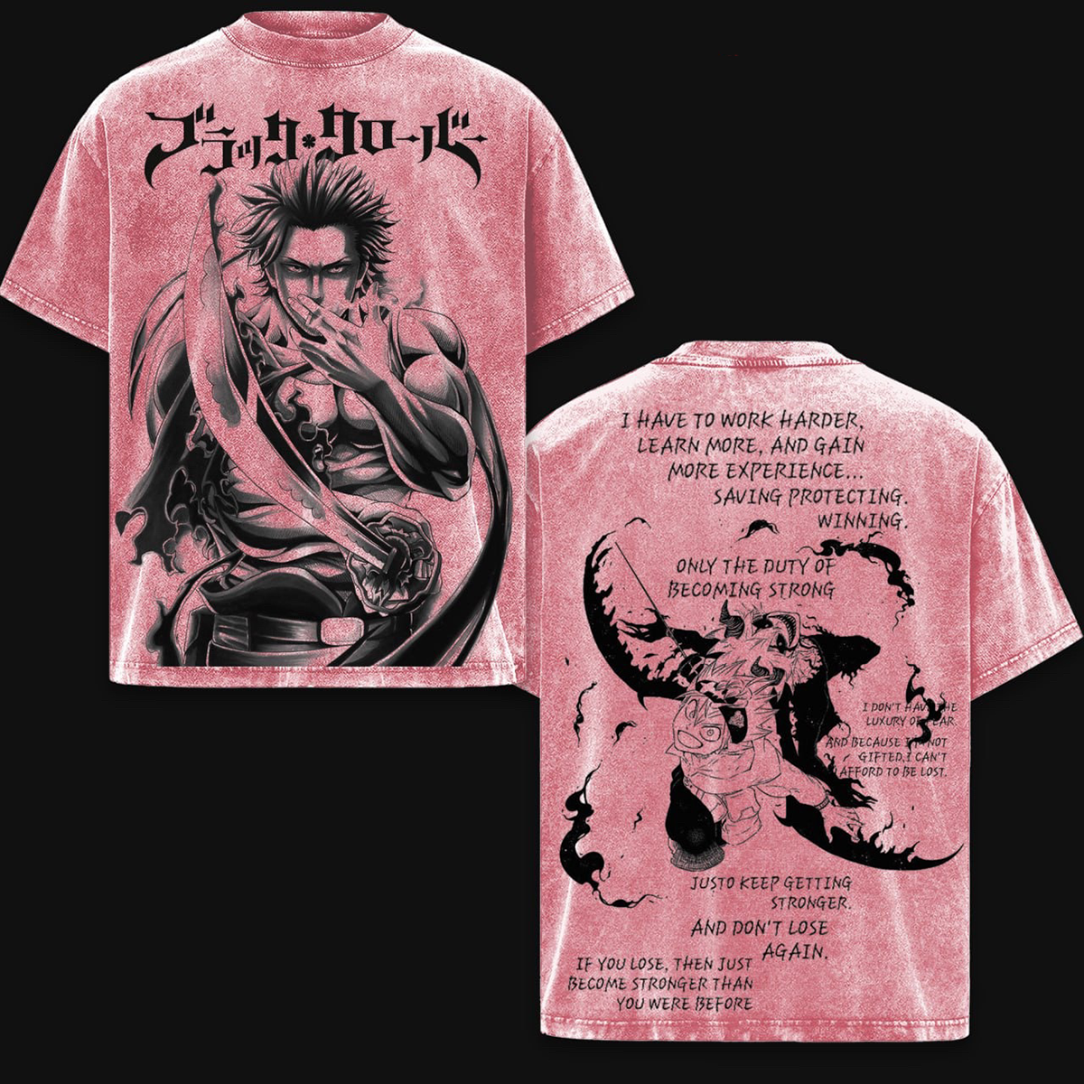 Black Clover Washed T-shirt/Crewneck/Hoodie