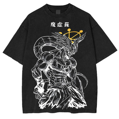 Jujutsu Kaisen :Mahoraga Polera Lavada Vintage