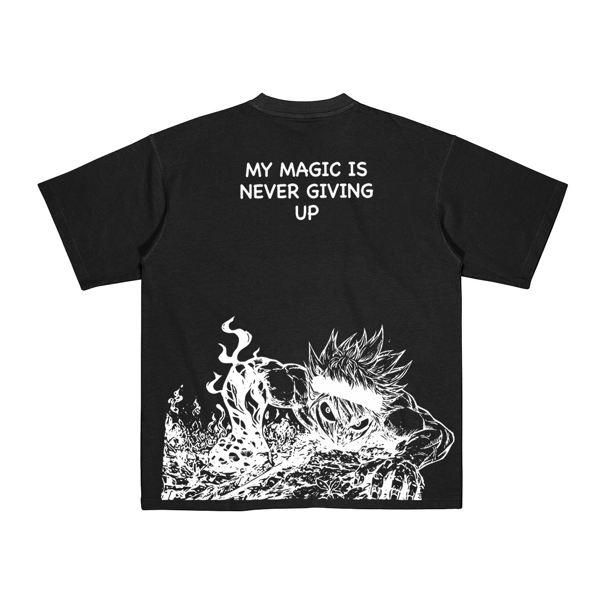 Black Clover Aska Polera Lavada Vintage