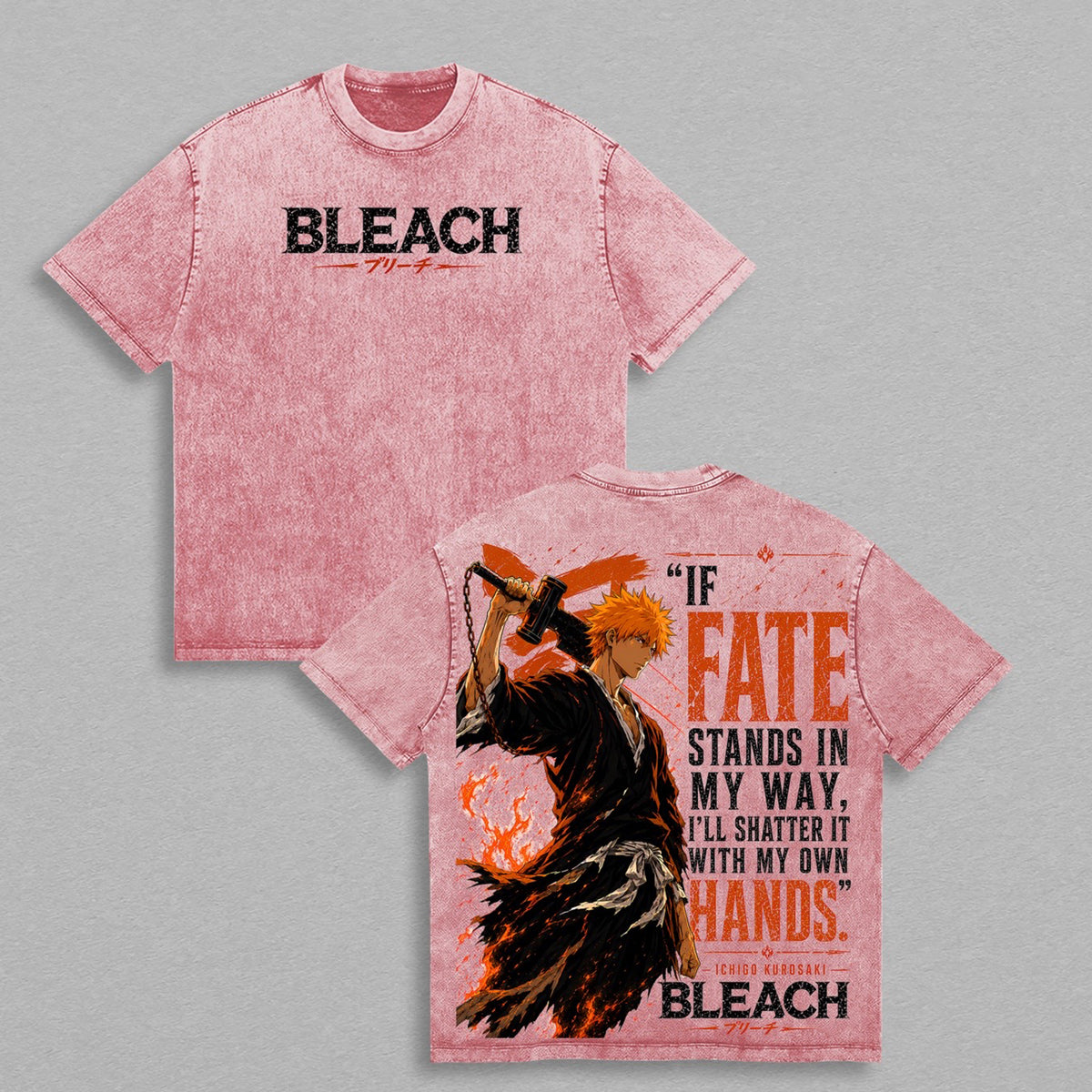 Ichigo Bleach Polera Lavada