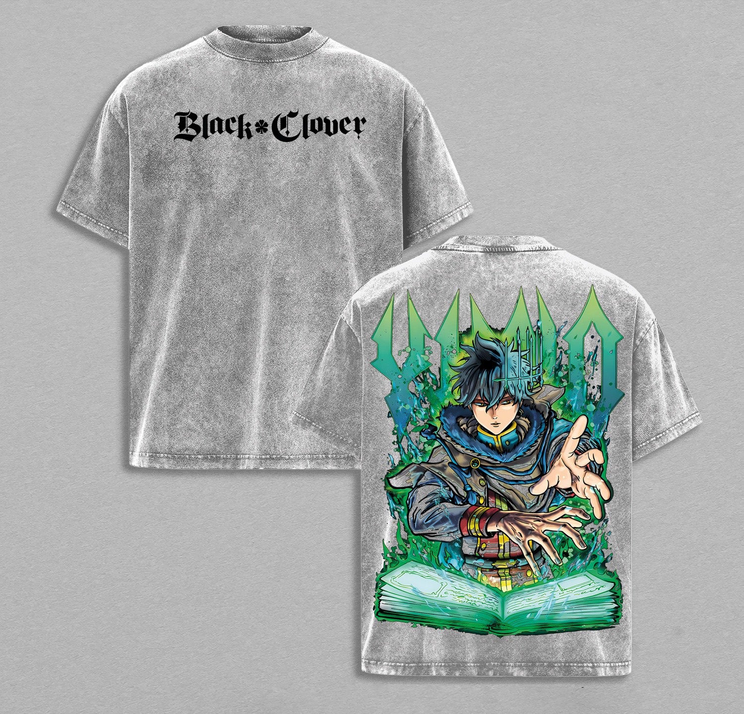 Black Clover Washed T-shirt/Crewneck/Hoodie