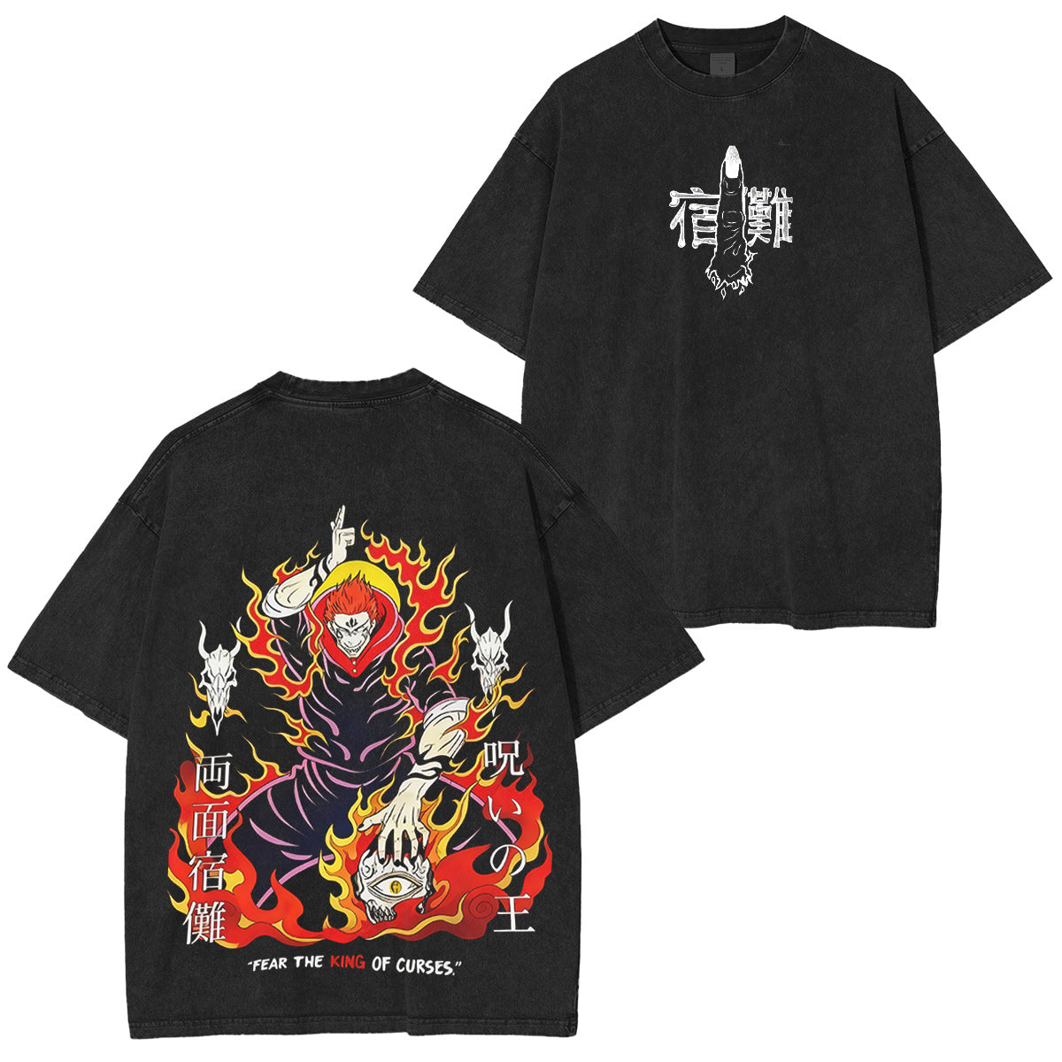 Ryomen Sukuna Vintage washed T-shirt/Crewneck/Hoodie