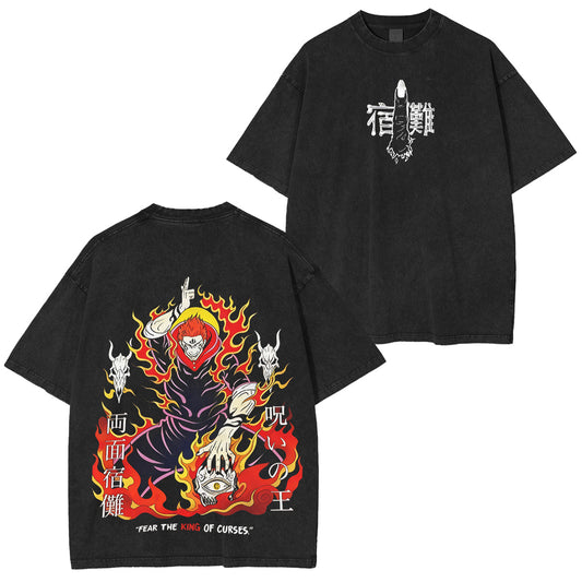 Ryomen Sukuna Vintage washed T-shirt/Crewneck/Hoodie