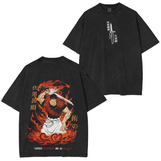 Jujutsu Kaisen��Toji Fushiguro washed T-shirt/Crewneck/Hoodie