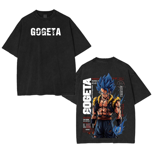 Gogeta Dragon Ball Polera Unisex Lavada