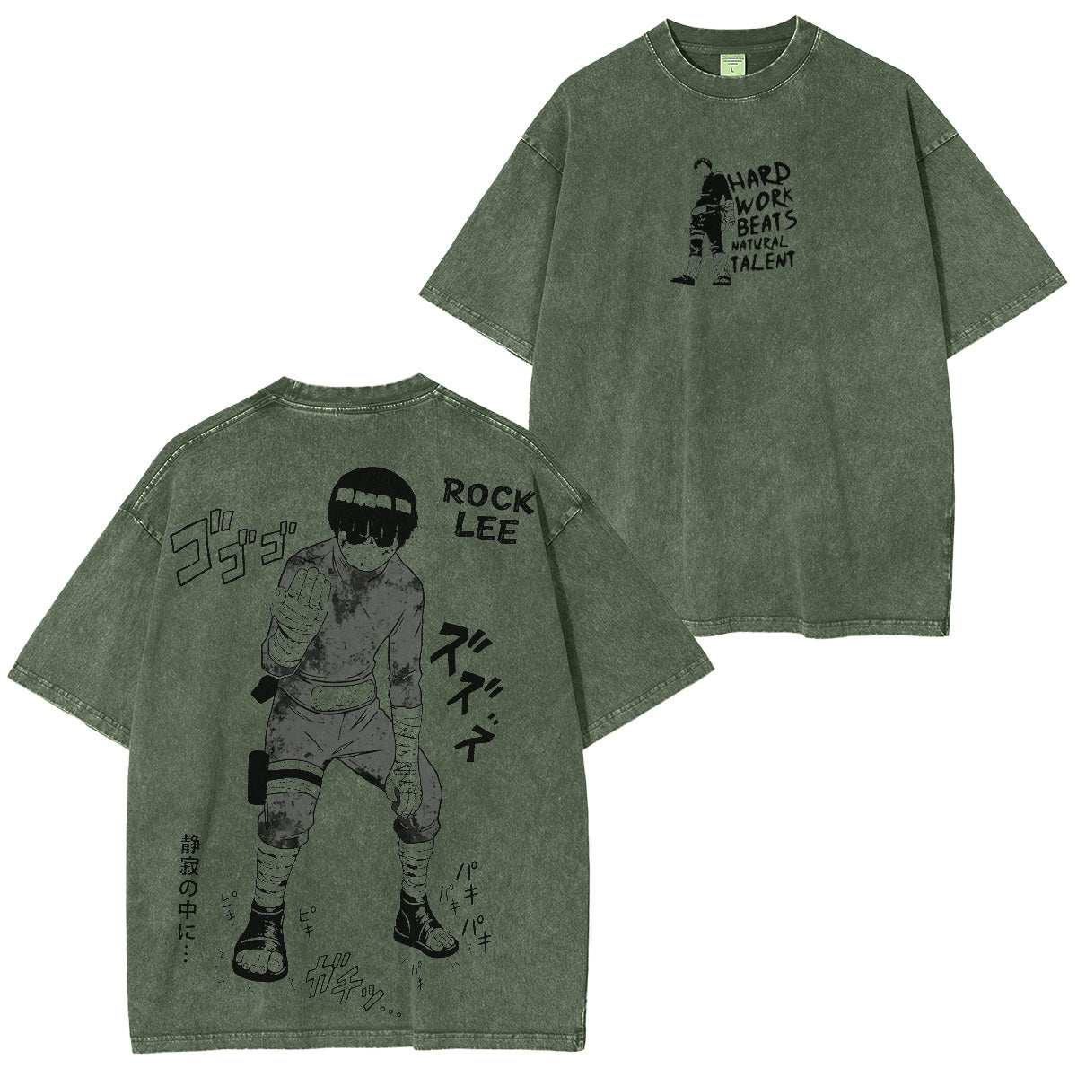 Naruto : Rock Lee Polera Vintage