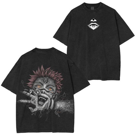 Jujutsu Kaisen :Ryomen Sukuna Vintage washed T-shirt/Crewneck/Hoodie