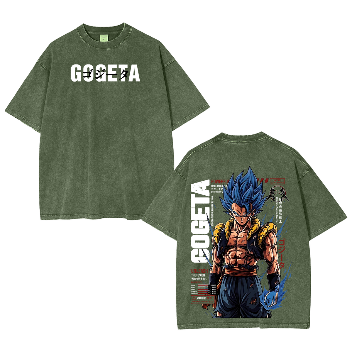 Gogeta Dragon Ball Polera Unisex Lavada