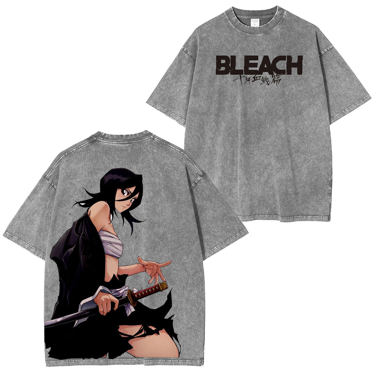 BLEACH :Kuchiki Rukia Vintage washed T-shirt/Crewneck/Hoodie