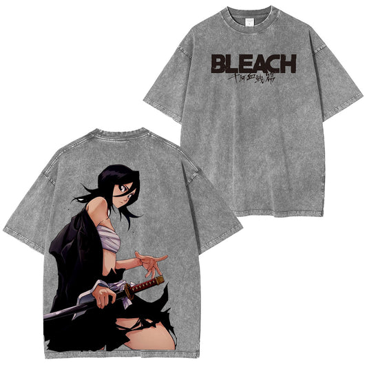 BLEACH :Kuchiki Rukia Vintage washed T-shirt/Crewneck/Hoodie