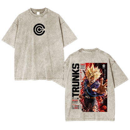 Future Trunks Dragon Ball Vintage Polera Unisex Lavada