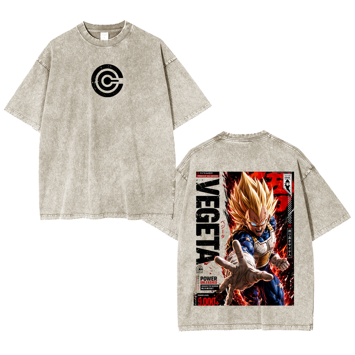 Vegeta Statue Unboxing - Dragon Ball Vintage Polera Unisex Lavada