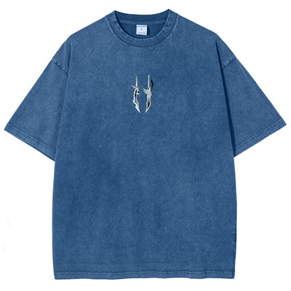 Solo Leveling Unisex Fit Polera Lavada