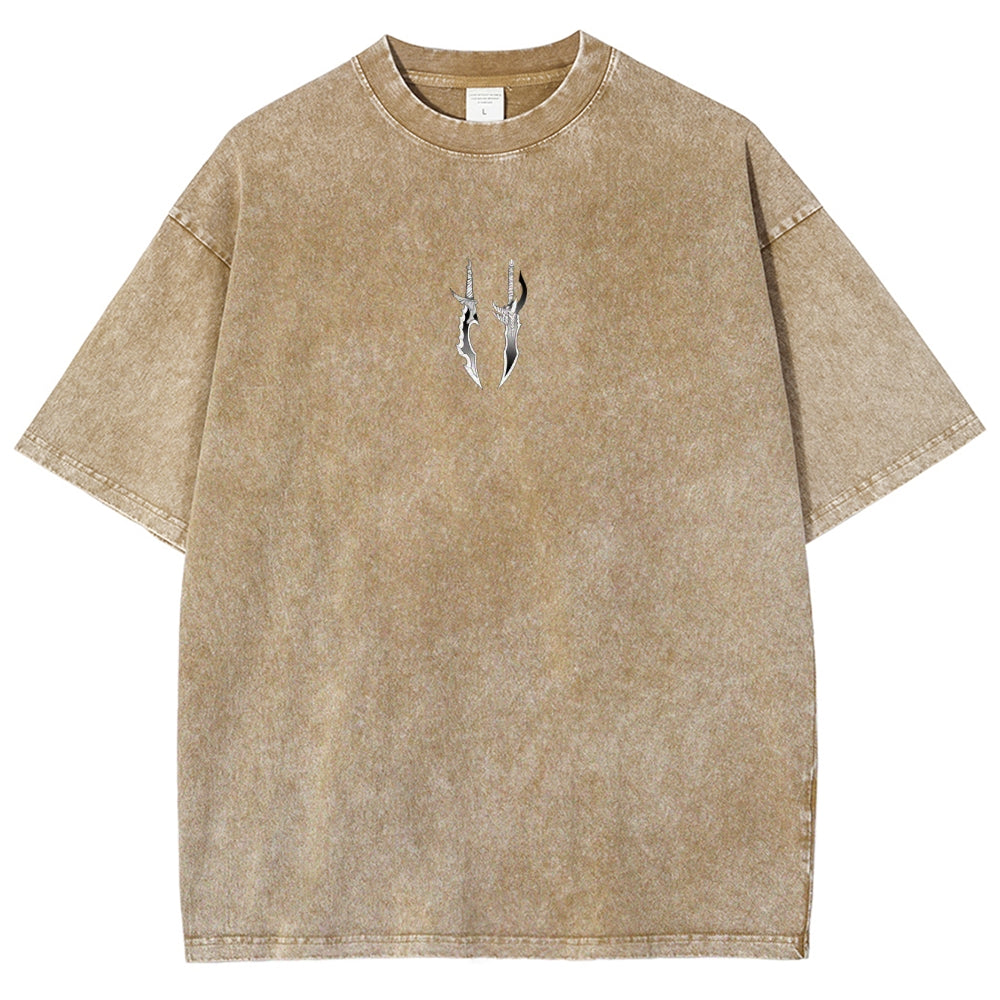 Solo Leveling Unisex Fit Polera Lavada