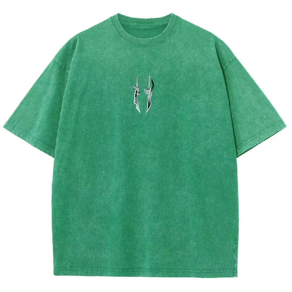 Solo Leveling Unisex Fit Polera Lavada
