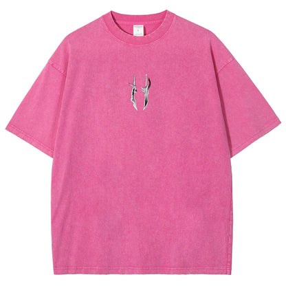 Solo Leveling Unisex Fit Polera Lavada