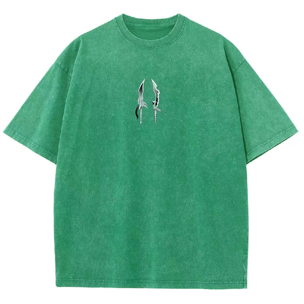Solo Leveling Unisex Fit Polera Lavada