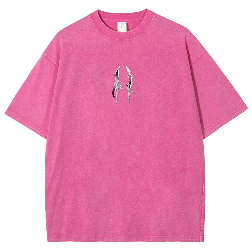 Solo Leveling Unisex Fit Polera Lavada